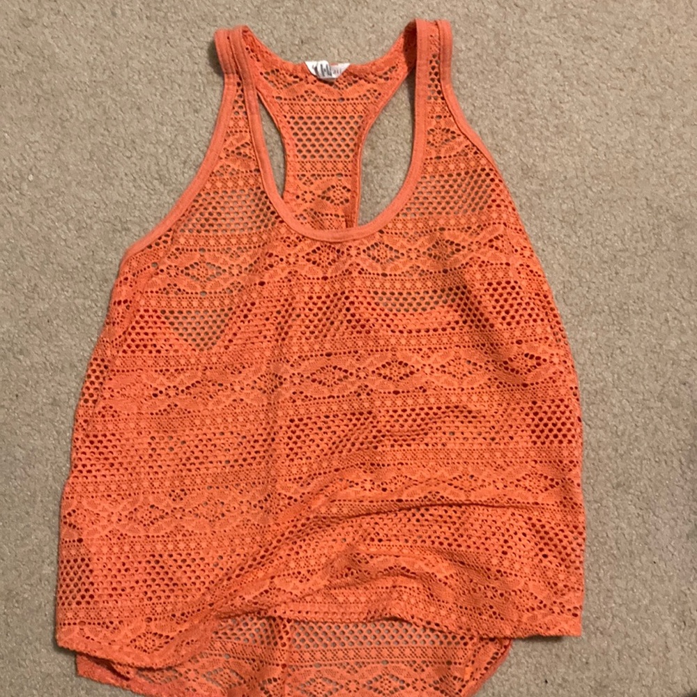 Aeropostale coral pink coverup. Extra small lightly used